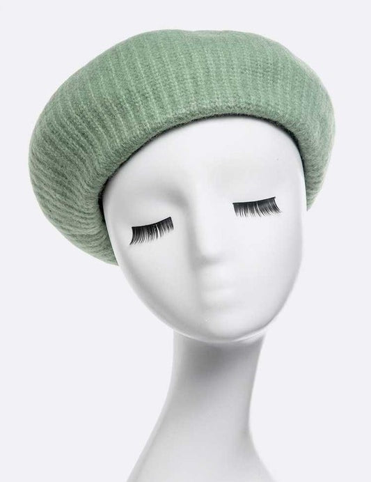 Women's Puffy Soft Wool Blend Beret