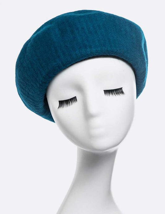 Women's Puffy Soft Wool Blend Beret