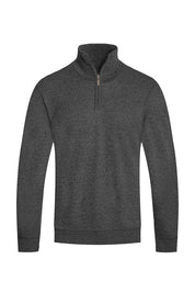 Men's Knit Quarter Zip Sweater with Pockets