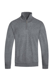 Men's Knit Quarter Zip Sweater with Pockets