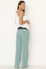 Women's Polka Dot Drawstring Pants