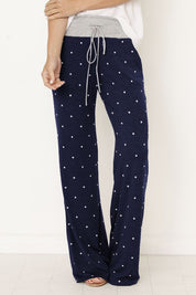 Women's Polka Dot Drawstring Pants