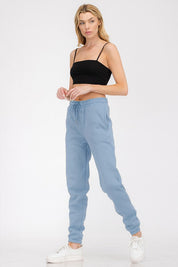 Women's Elastic Waist Jogger Sweatpants with Pockets