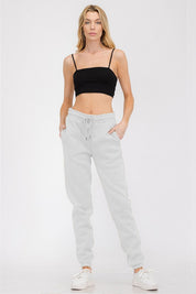 Women's Elastic Waist Jogger Sweatpants with Pockets