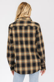 Men's Plaid Checkered Flannel Shirt