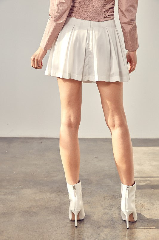 A Line Mini Skirt