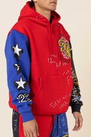 Women's Oversized Color Block Hoodie