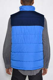 Women's Lightweight Two-Tone Color Block Padded Vest