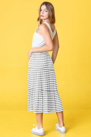 Women's Stripe Maxi Skirt