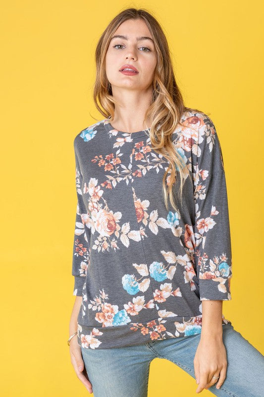 Women's Spring Floral Tunic