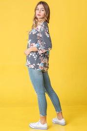 Women's Spring Floral Tunic