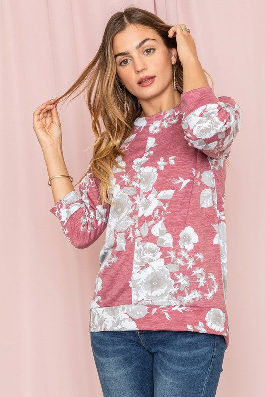 Women's Spring Floral Tunic