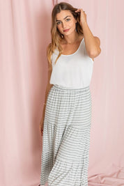 Women's Stripe Maxi Skirt