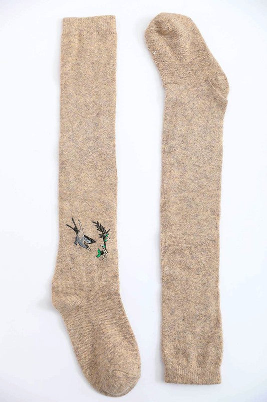 Women's Casual Wool Knee High Socks