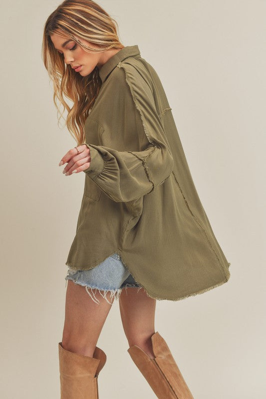 Women's Oversized Buttondown Shirt