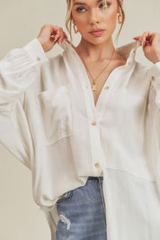 Women's Oversized Buttondown Shirt