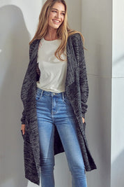 Women's Loose Fit Chunky Knit Cardigan with Pockets