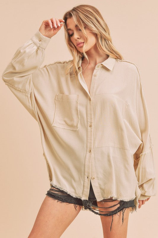 Women's Oversized Buttondown Shirt