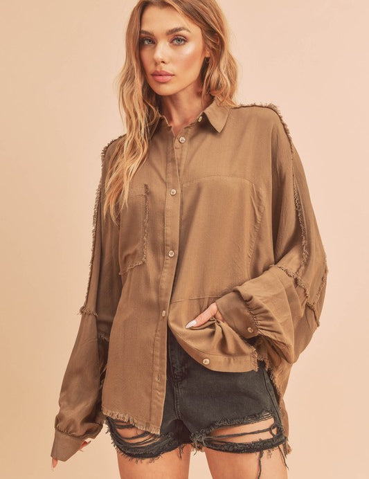 Women's Oversized Buttondown Shirt