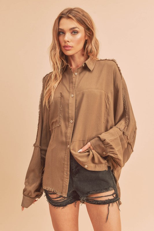 Women's Oversized Buttondown Shirt