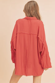 Women's Oversized Buttondown Shirt