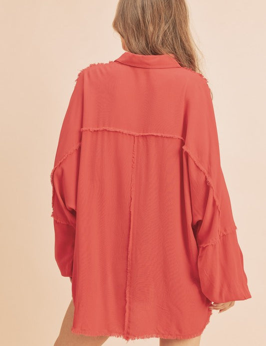 Women's Oversized Buttondown Shirt