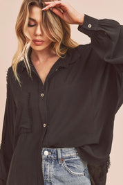 Women's Oversized Buttondown Shirt