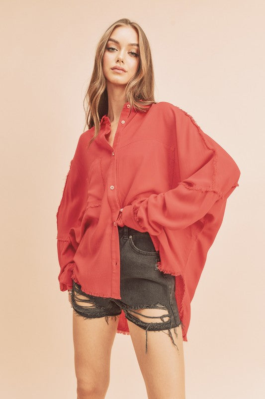 Women's Oversized Buttondown Shirt