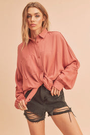 Women's Oversized Buttondown Shirt