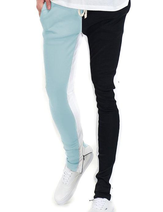 TWO TONE COLOR BLOCK TRACK PANT JOGGER