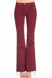 Women's Mid Rise Flare Bell Bottom Jeans