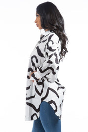 Women's Sexy Long Sleeve Shirt Dress