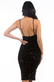 Women's Sexy Sleeveless Sequin Party Dress