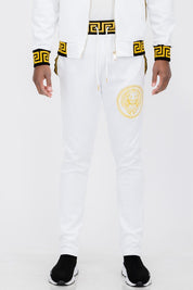 Black and Gold Detail Track Pants