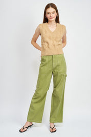 Women's High Rise Cargo Pants for Effortless Style