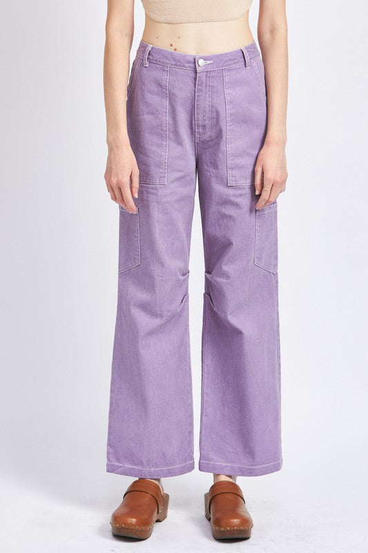 Women's High Rise Cargo Pants for Effortless Style