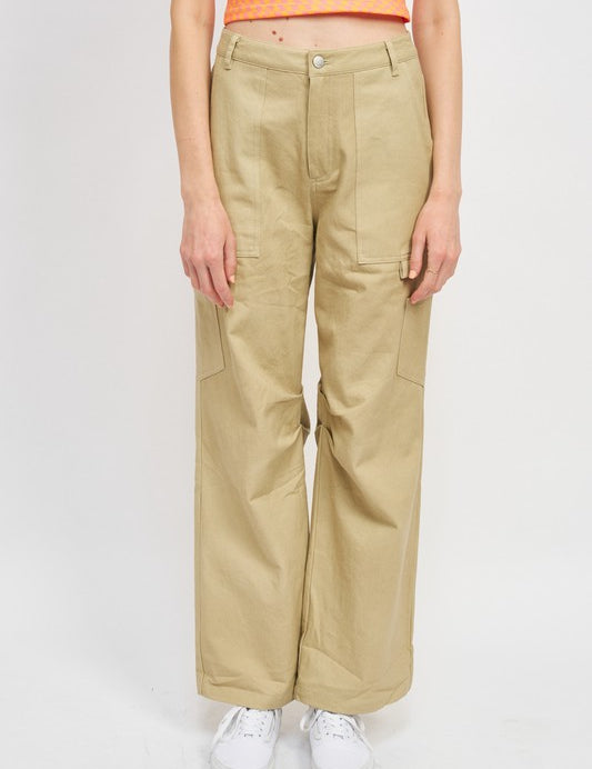 Women's High Rise Cargo Pants for Effortless Style