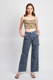 Women's High Rise Cargo Pants for Effortless Style