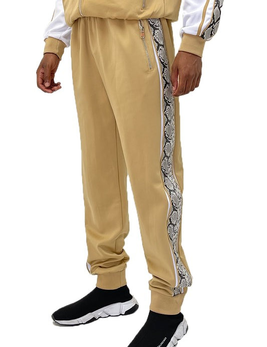 Weiv Mens Snake Side Tape Jogger Pants