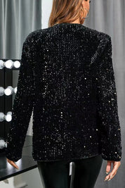 Women's Glamorous Sequin Blazer