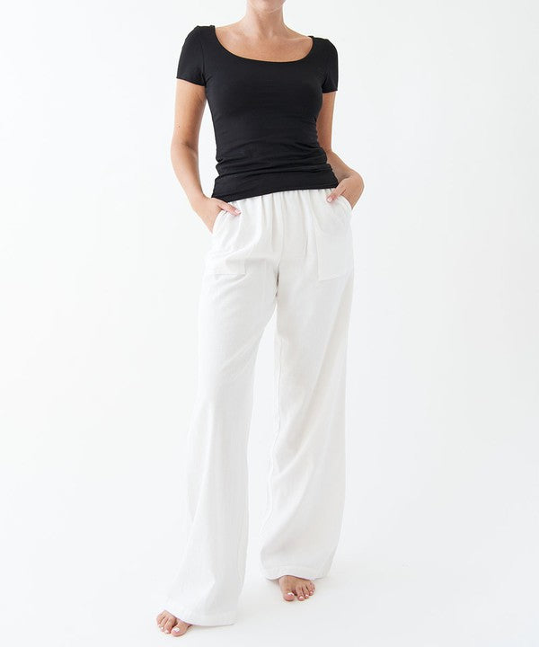 Women's Classic Bamboo Cotton Linen Pants