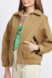 Women's Oversized Collared Jacket