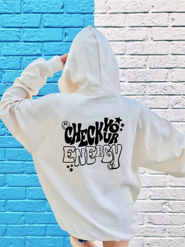 Unisex Smiley Face Energy Hoodie Sweatshirt