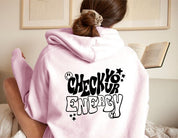 Unisex Smiley Face Energy Hoodie Sweatshirt