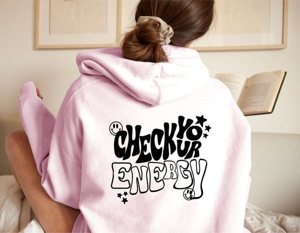 Unisex Smiley Face Energy Hoodie Sweatshirt