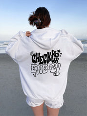 Unisex Smiley Face Energy Hoodie Sweatshirt