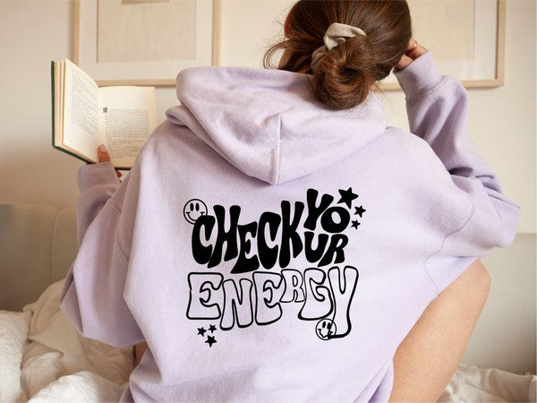 Unisex Graphic Hoodie Sweatshirt with Smiley Face Design