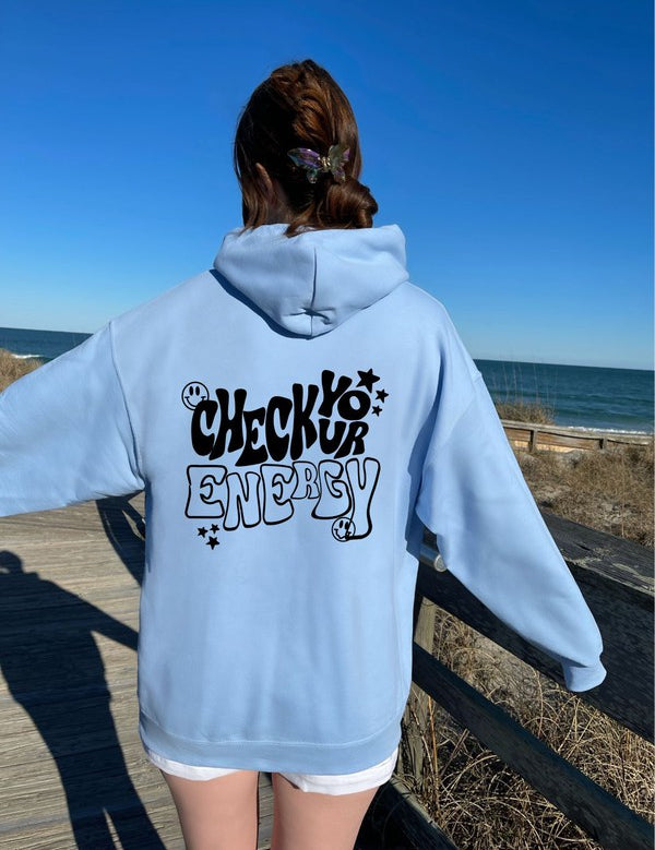 Unisex Graphic Hoodie Sweatshirt with Smiley Face Design