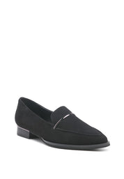 Women's Formal Suede Leather Slip-On Loafers