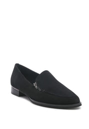 Women's Pointed Toe Genuine Suede Slip-On Loafers